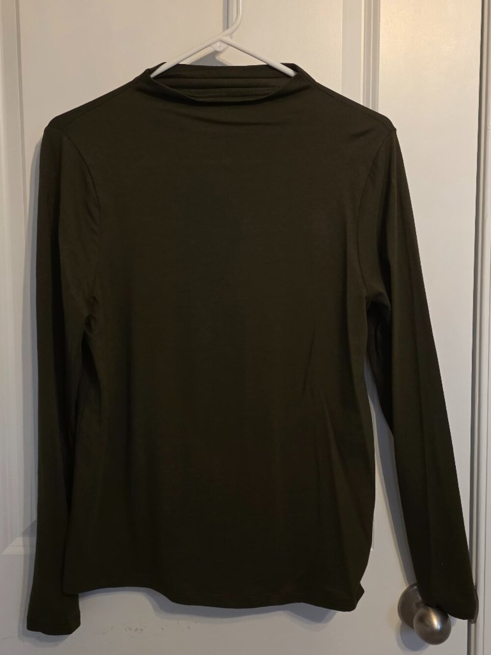 Old Navy Dark Green Mock Neck Long Sleeve Top - Size Large